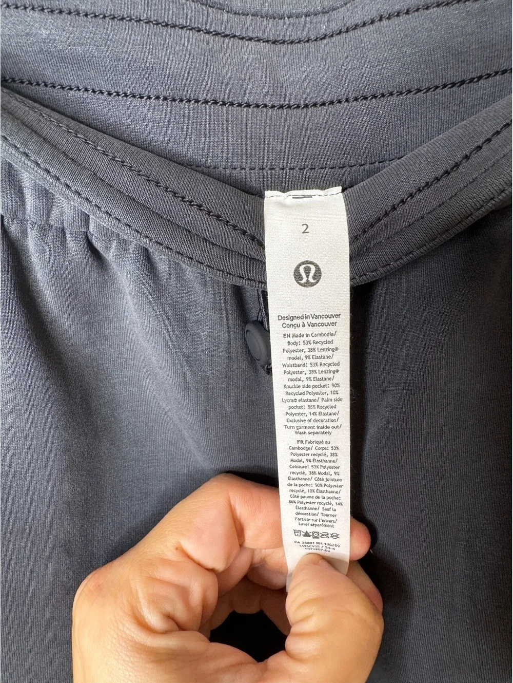 Lululemon Softstreme Women’s 2 Black Cropped Wide Leg Pull-On Pants Drawstring